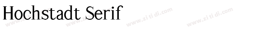 Hochstadt Serif字体转换